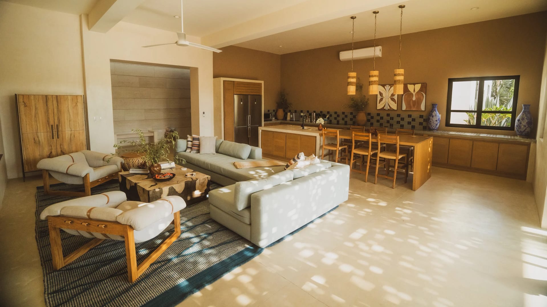 casa1 living room - Rancho 4 Patas